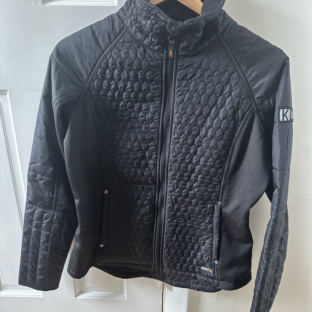 Kerrets Women's Black Quilted Jacket